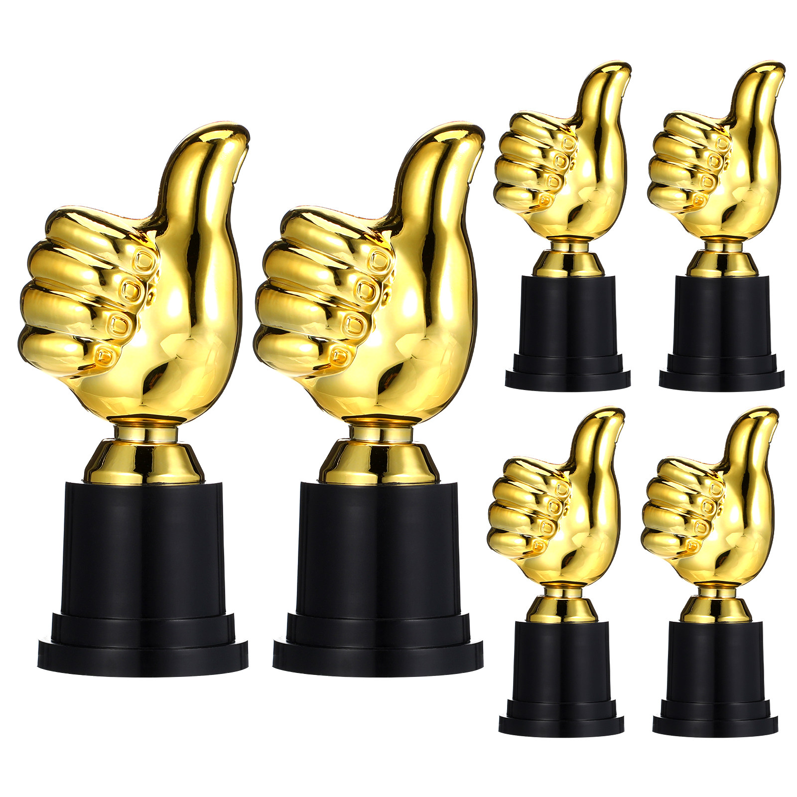 Kids Education Motivation - 6 trofeos con forma de pulgar