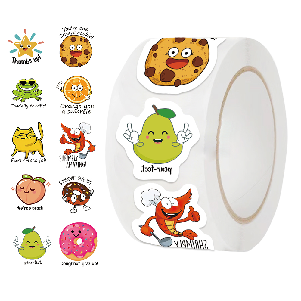 Kids Education Motivation - Pegatinas Kawaii para estudiantes, calcomanías para