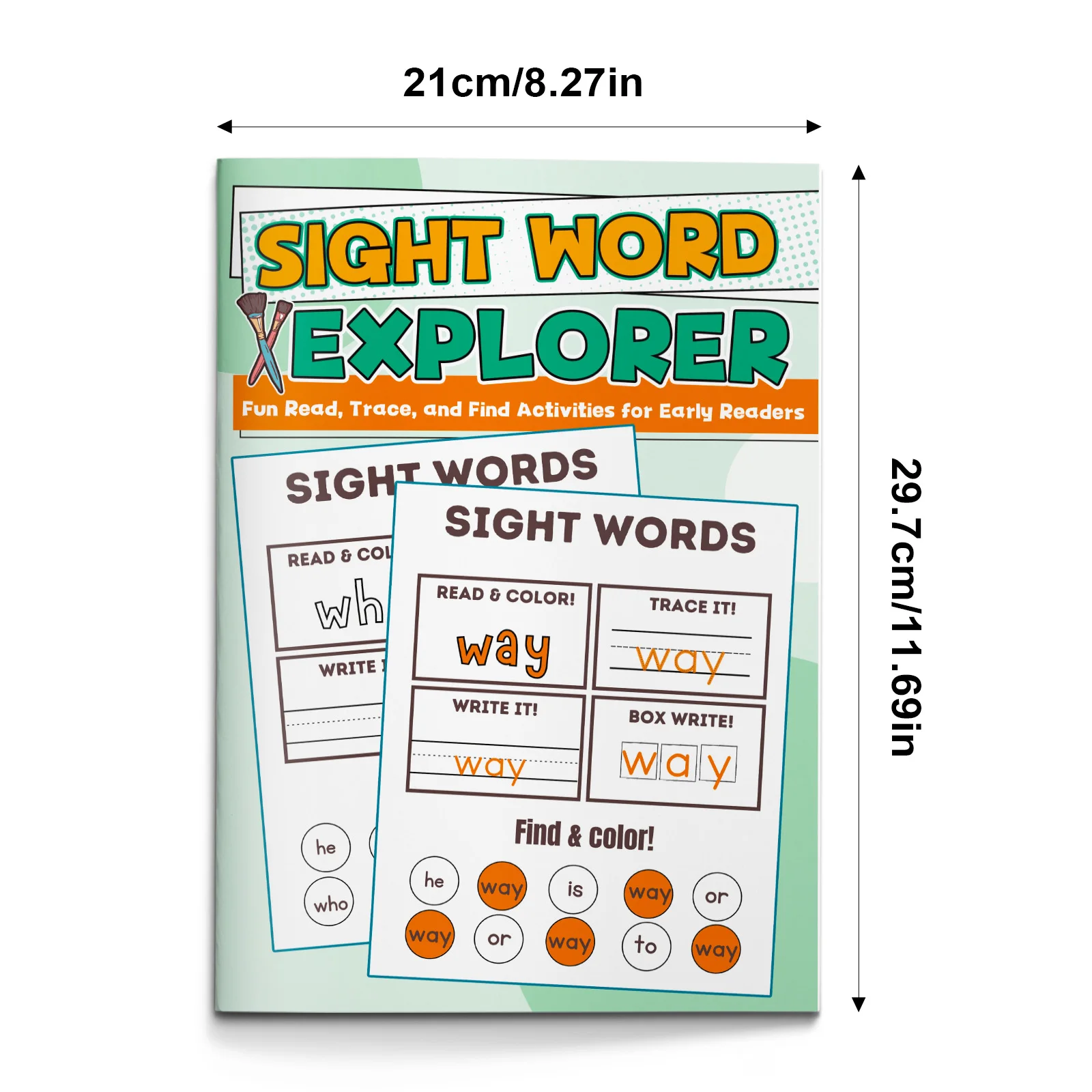 Cuaderno de colorear con palab - Kids Education Activities reseña y precio